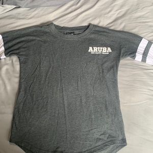 S ARUBA dark grey long sleeve t shirt